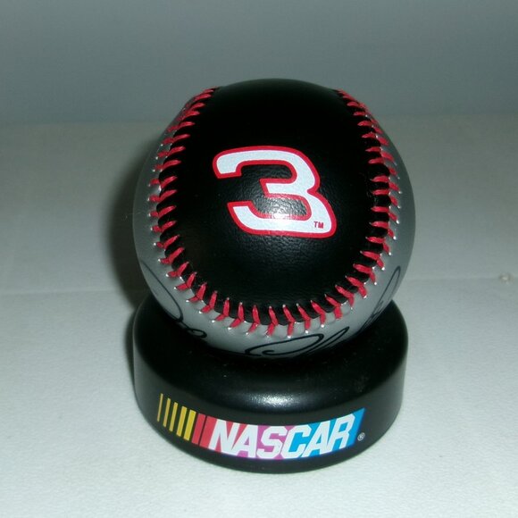 Dale Earnhardt Sr. Baseball & Stand - Picture 2 of 3
